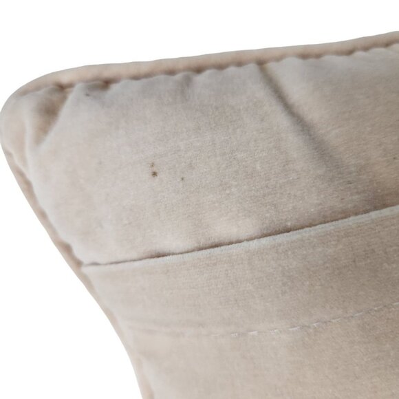 Vintage 90s Loie 13"x13" 100% Wool Needlepoint Pillow Garden Flower Birds - Picture 7 of 12